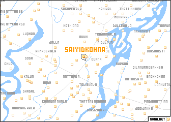 map of Saiyid Kohna