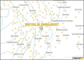 map of Saiyid Lāl Shāh jo Kot