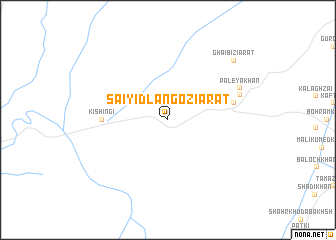 map of Saiyid Lango Ziārat