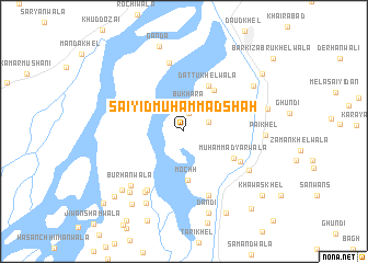 map of Saiyid Muhammad Shāh