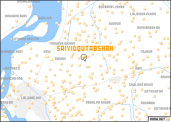 map of Saiyid Qutab Shāh