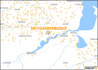 map of Saiyid Shāhabuddīn