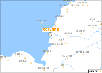 map of Saiyong