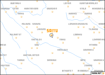 map of Saiyu