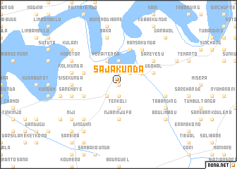 map of Saja Kunda