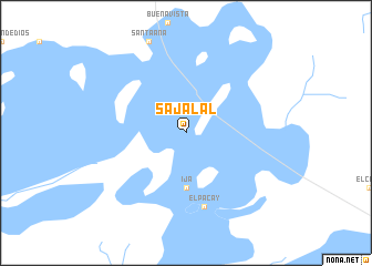 map of Sajalal