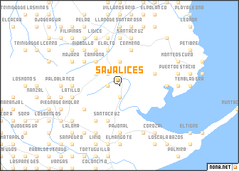 map of Sajalices