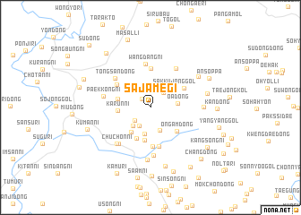 map of Sajamegi