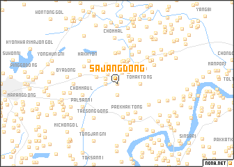 map of Sajang-dong