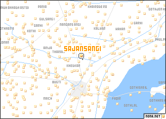 map of Sajan Sāngi