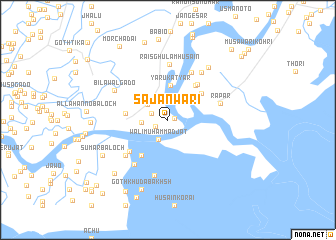 map of Sajanwāri