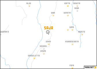 map of Saja