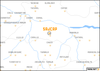 map of Sajcap