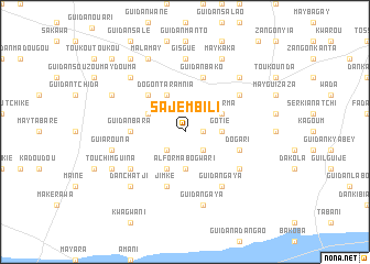 map of Sajèmbili