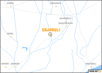 map of Sajhauli