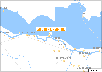 map of Sājid al Ajāḩid