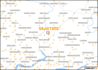 map of Sajik-tong