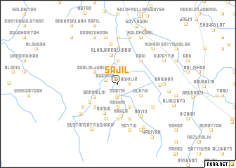 map of Sājil