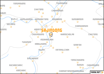 map of Sajin-dong