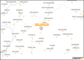 map of Sajing-ni