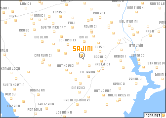 map of Šajini