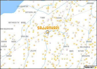 map of Sajjanwāri