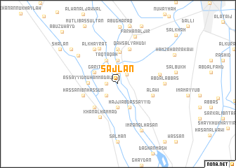 map of Sajlān