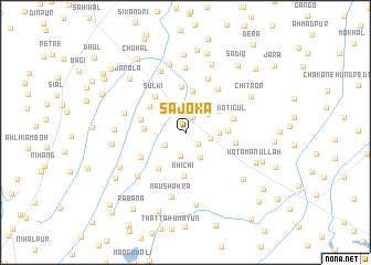 map of Sajoka