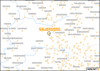 map of Sajŏn-dong