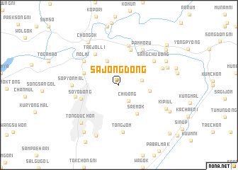 map of Sajŏng-dong