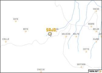 map of Sajo