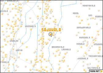 map of Sājuwāla