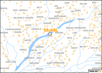 map of Sajwāl