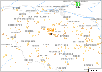 map of Sāj