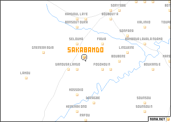 map of Sakabamdo