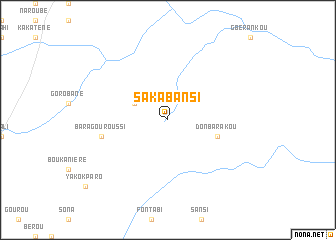 map of Sakabansi