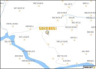 map of Sakabaşı