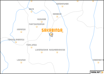 map of Sakabinda