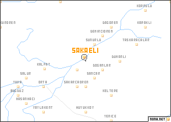 map of Sakaeli