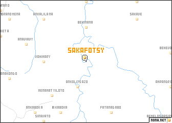 map of Sakafotsy