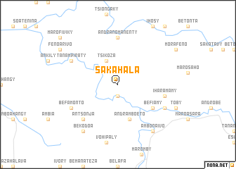 map of Sakahala