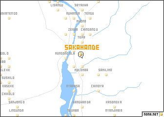 map of Sakahande