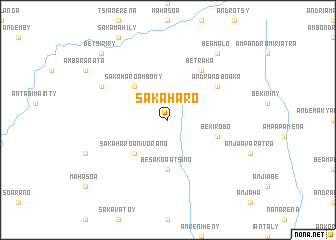 map of Sakaharo