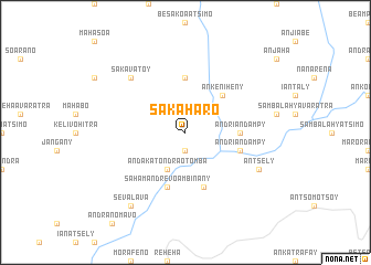 map of Sakaharo