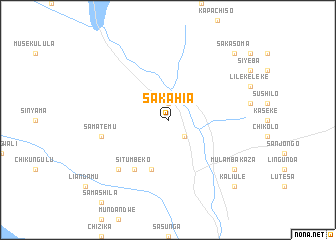 map of Sakahia