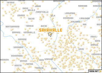 map of Sakāi Kalle