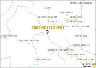 map of Sakai Settlement