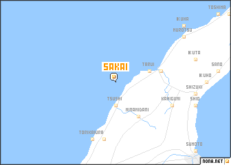 map of Sakai