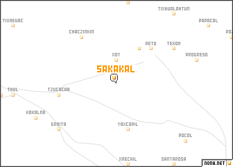map of Sak Akal