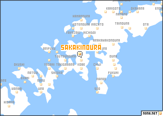 map of Sakakinoura